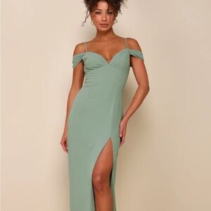Lulu's Sage Green Dress